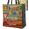 Full Color Non Woven Gusseted Totes (Front Side)